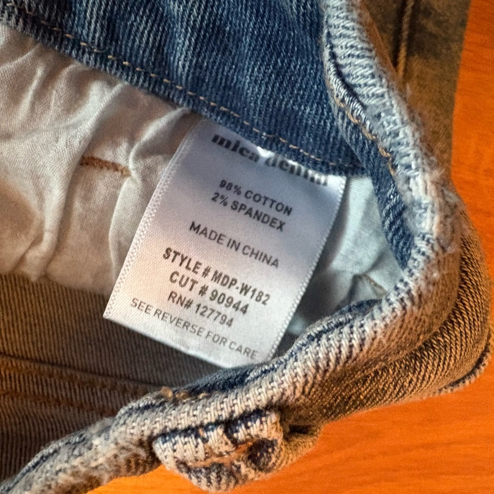 Mica Los Angeles Light Blue Denim Jeans - Picture 3 of 8